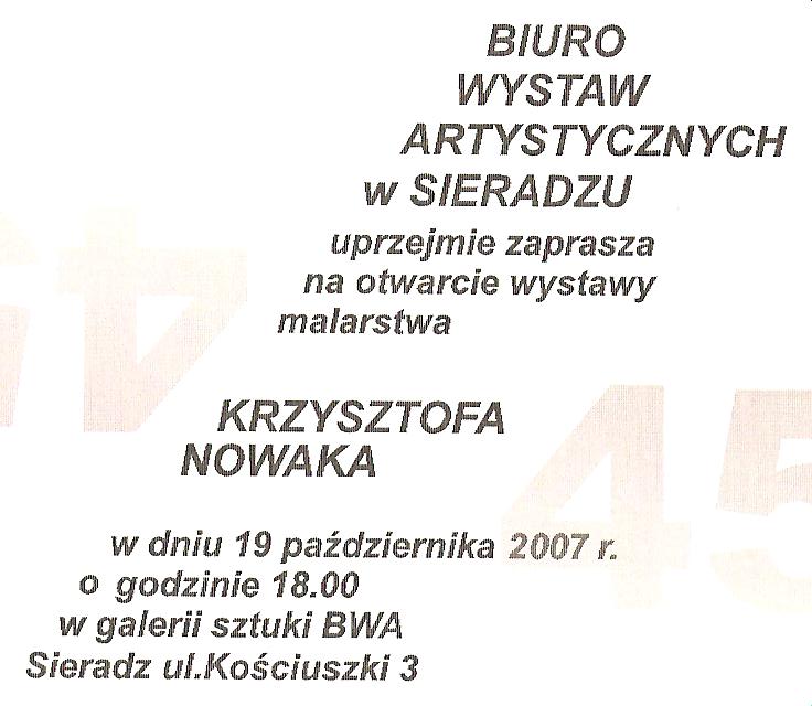 Zdjęcie Wystawa malarstwa Krzysztofa Nowaka _008_106290