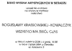 Zdjęcie Wystawa malarstwa Bogusławy Krassowskiej-Kowalczyk _008_118926